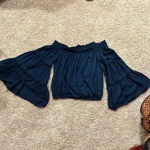 Free People Bell Sleeve Top